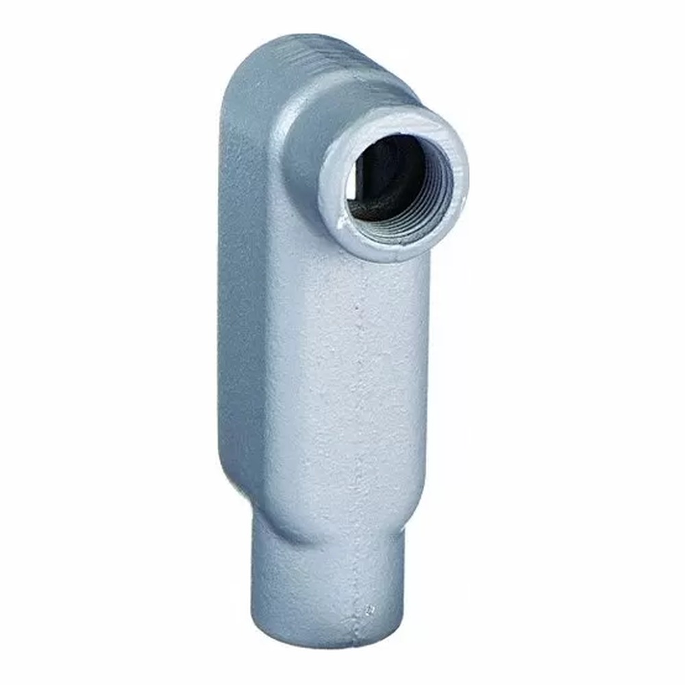 ابليتون الكتريك مخرج القناة, حجم المحور 3/4 بوصة, لون  رمادي LB28