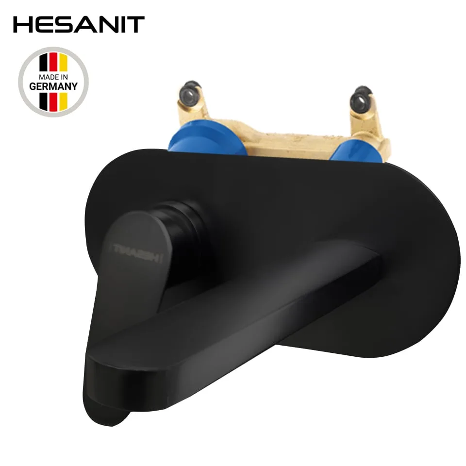 خلاط مغسلة سكاي مخفي هزنت أسود مع قلب  Hesanit