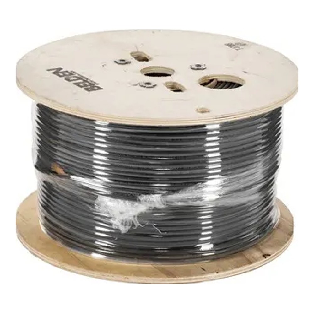 بلدن - كيبل تحكم - 2 خط - مقاس 16AWG - لون أسود - 305 متر/اللفة - CU/PVC/FS/PVC