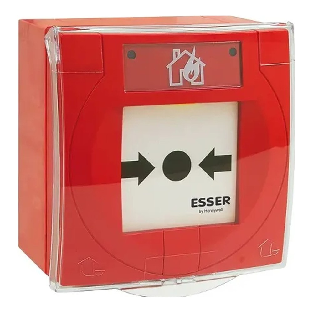كاسر زجاجي ESSER IQ8MCP أحمر مع وحدة عزل