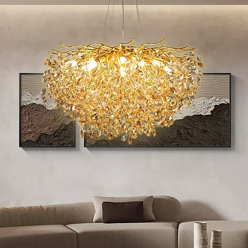ابليك حائط جداري مودرن فضي مع رمادي مع شفاف ثنائي E14*2L