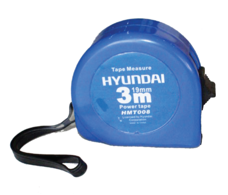 شريط قياس مزدوج الوجه Hyundai HMT0010 7.5 م × 25 مم