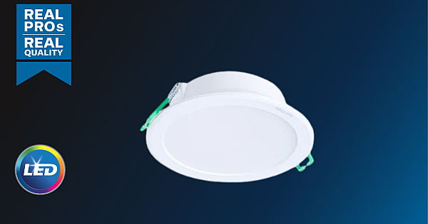 داون لايت بنل دفن ( 4 بوصة - 10 سم ) 8 واط لون الانارة شمسي كريمي IP44 ضمان 5 سنوات PHILIPS