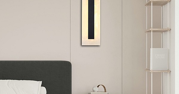ابليك حائط جداري مودرن اسود لون الانارة 3اضاءات 5 واط مفرد