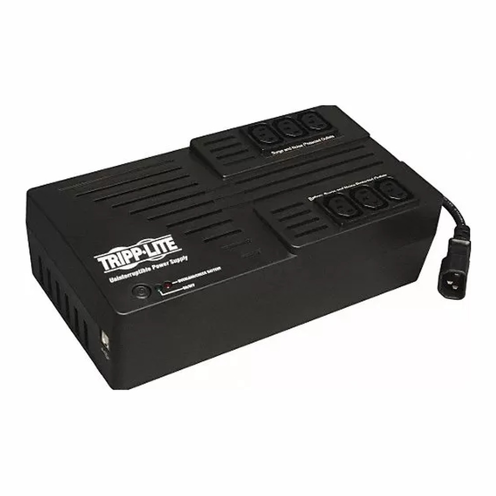 تريب لايت نظام UPS, 550.0 VA, 300.0 واط, عدد المنافذ 6, وقت النسخ الاحتياطي (نصف / حمولة كاملة) 8 دقائق / 3.3 دقيقة AVRX550U