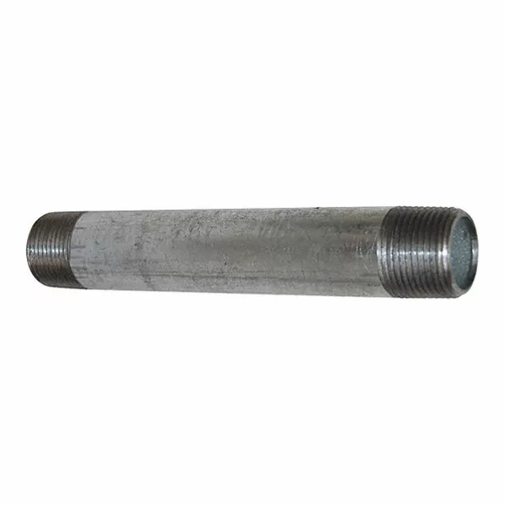 جرينجر ابروفد نبل 2 بوصة, ذكر, NPT, جدول 40, الفولاذ, طول 4 بوصة, مسنونة من كلا الطرفين 6P873