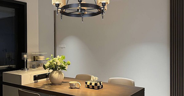 علاقي مودرن اسود E27*6