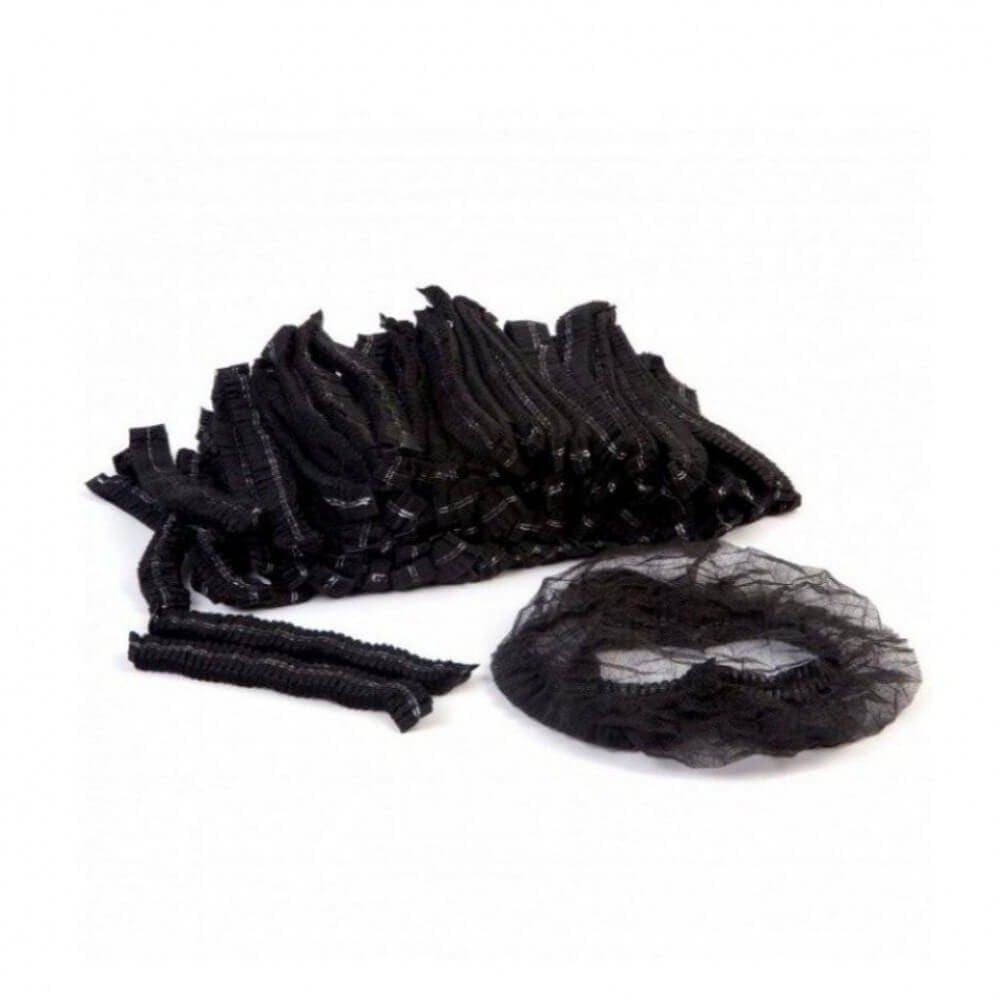 Clean Line Curly Hair Cap (100 Pieces) Blue