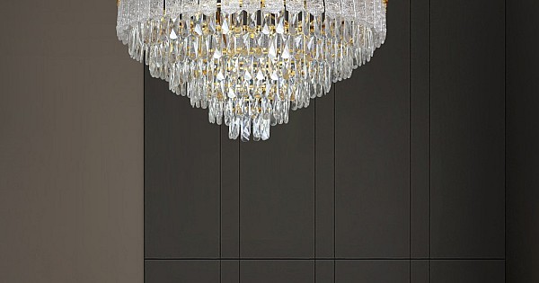 علاقي مودرن ذهبي E14*15