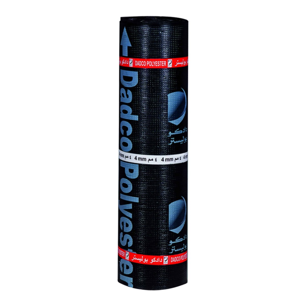 لفائف بيتومين دادكو دي بي 140، 4 مم × 1 م × 10 م، بوليستر 140جم/م²، سطح بحصى