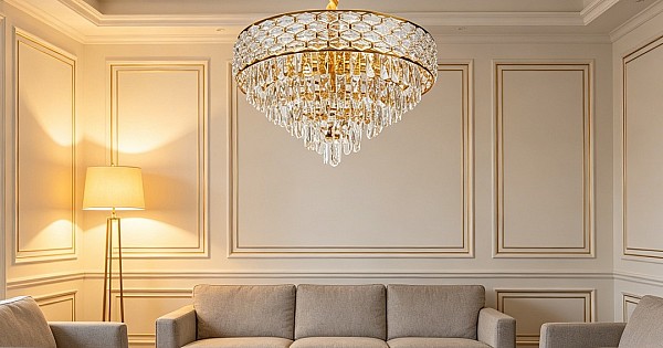 علاقي مودرن ذهبي E14*9