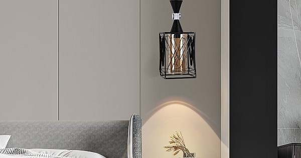 علاقي مودرن اسود E27*1