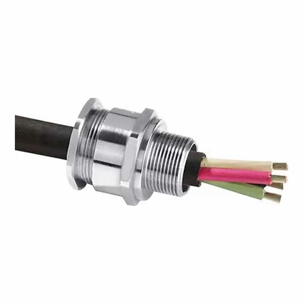 موصل سلك محسن Appleton Electric 50SA2F1505 نحاسي 1 1/2 بوصة MNPT 1.22 إلى 1.50 بوصة فضي