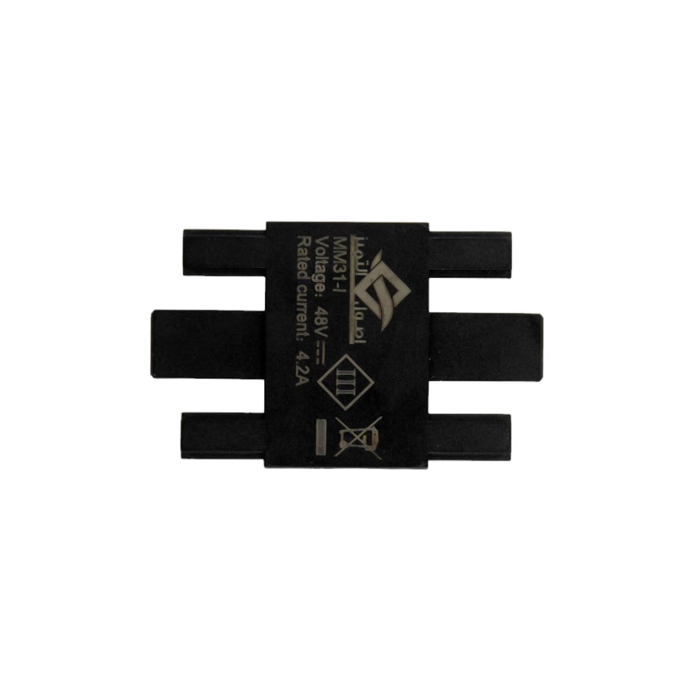 Magnetic Track Connector (l) Straight BK