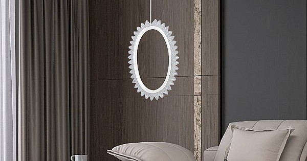 علاقي مودرن ابيض لون الانارة 3 اضاءات واط 25