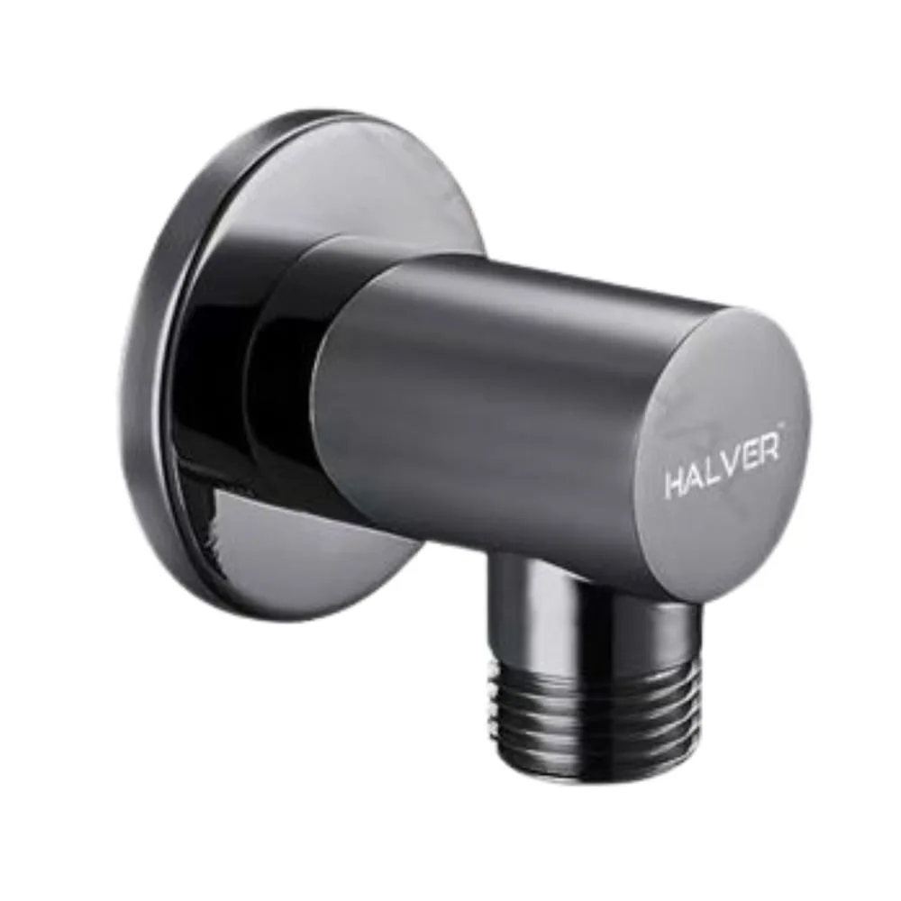 كوع دش مخفي دائري رمادي HALVER