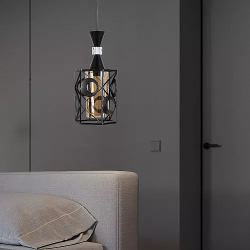 علاقي مودرن اسود E14*10 مقاس 800*300 ملم