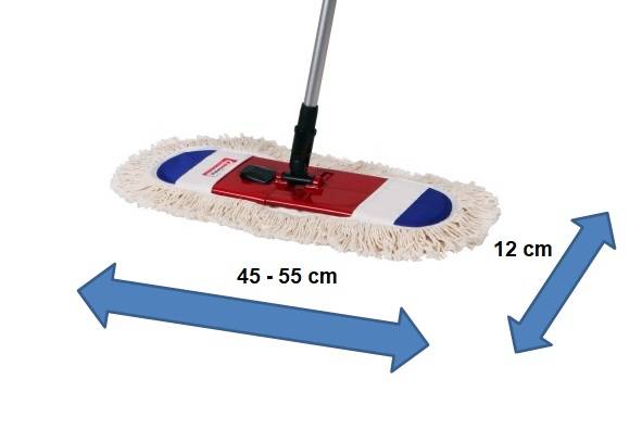 ممسحة غبار بلاستيك (12cm) قطن ممتاز كثيف 45 cm