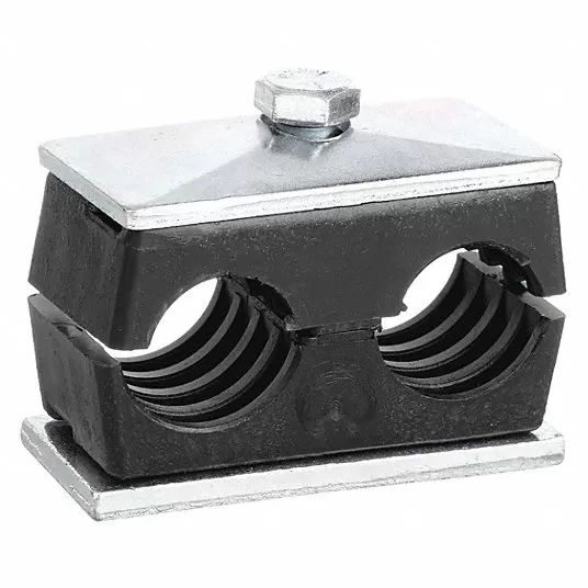 Behringer PIPE SYSTEMS, Tube Clamp Kit, Weld Plate, Zinc-Plated TW2050-PP