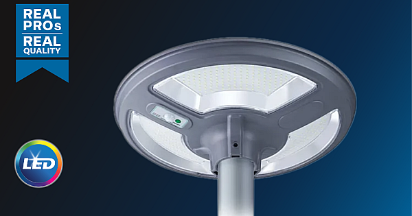 كشاف حدائق طاقة شمسية على اعمدة لون الانارة ابيض | 3000 لومن - PHILIPS فيليبس ضمان سنتين