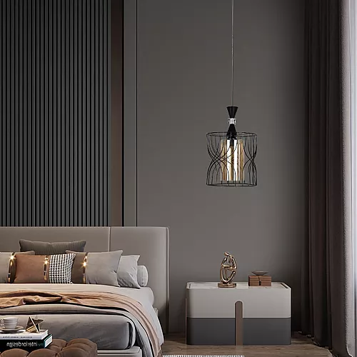 علاقي مودرن اسود E27*1