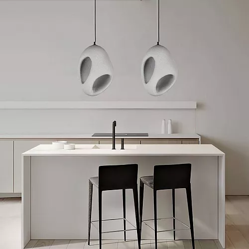 نجف علاقي مودرن أسود E27*1L