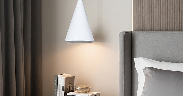 علاقي مودرن M2 ابيض E27*1