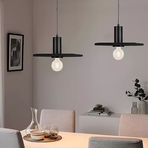 علاقي مودرن اسود E27*3