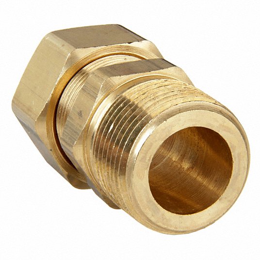 وصلة خارجية باركر 68C-6-2 معدن 3/8 بوصة × 1/8 بوصة عبوة 10