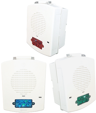 PE-3R4XMT/MTST Colored Series - أبواق إنذار متعددة النغمات وبوق وفلاشر متعدد النغمات مقاوم للعوامل الجوية