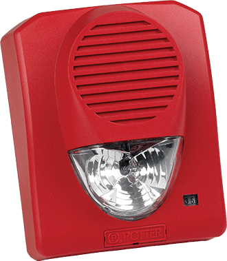 SH-120 Series - بوق وفلاشر تركيب على الحائط 120VAC مقاوم للعوامل الجوية بكانديلا قابلة للاختيار